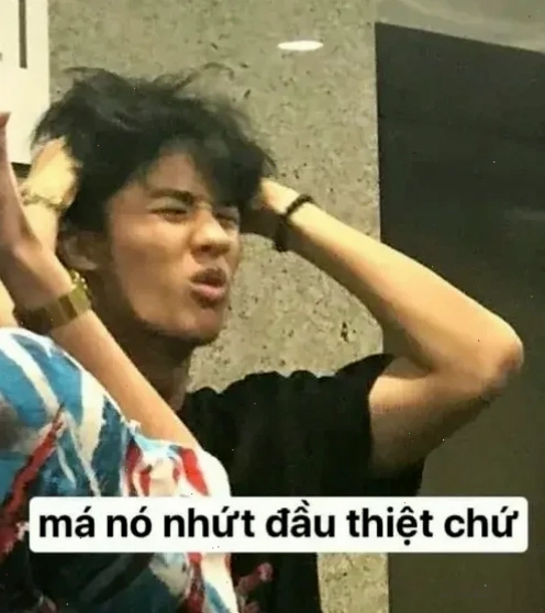 nhức đầu meme cuối tháng