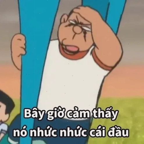 nhức đầu meme nhân vật hoạt hình