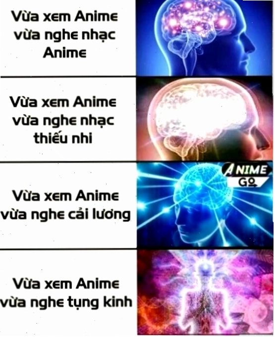 Khi não từ chối làm việc nổ não meme