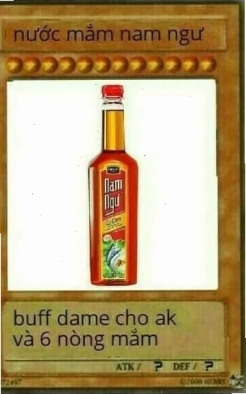 nước mắm meme hài hước
