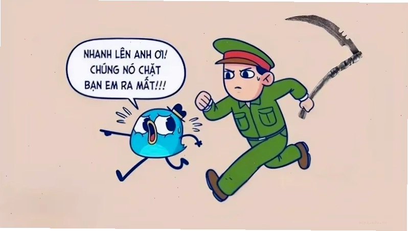 Phong cách đã báo công an meme
