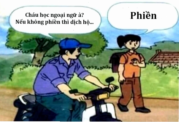 Phụ huynh sử dụng meme trong sách giáo khoa để giải trí
