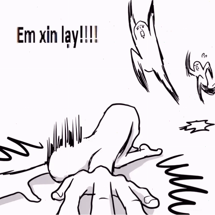 quỳ meme cười nghiêng ngả