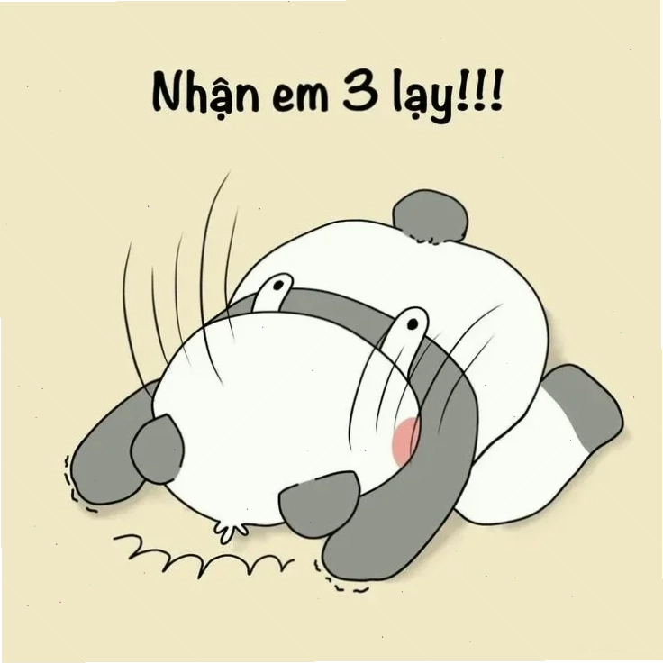 quỳ meme đáng yêu