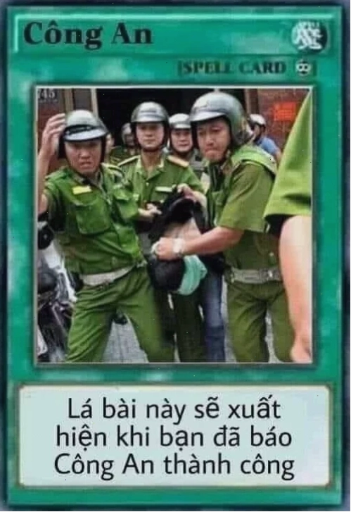 Sáng tạo cùng đã báo công an meme