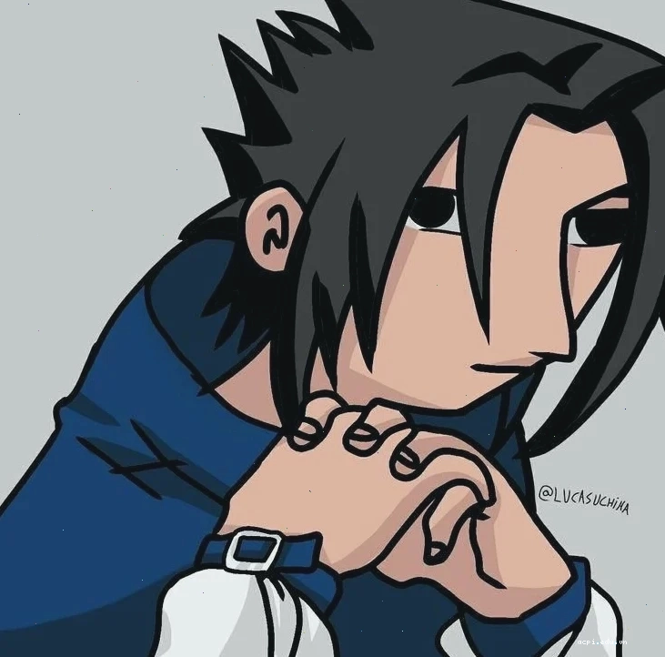 sasuke meme thinking trong anime