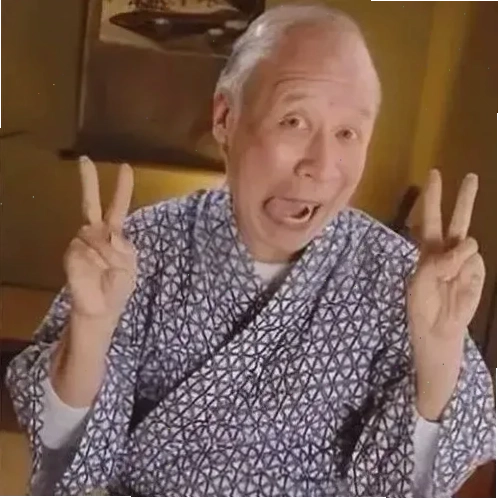 shigeo tokuda meme nụ cười hiền