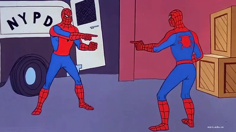 spider meme chỉ tay