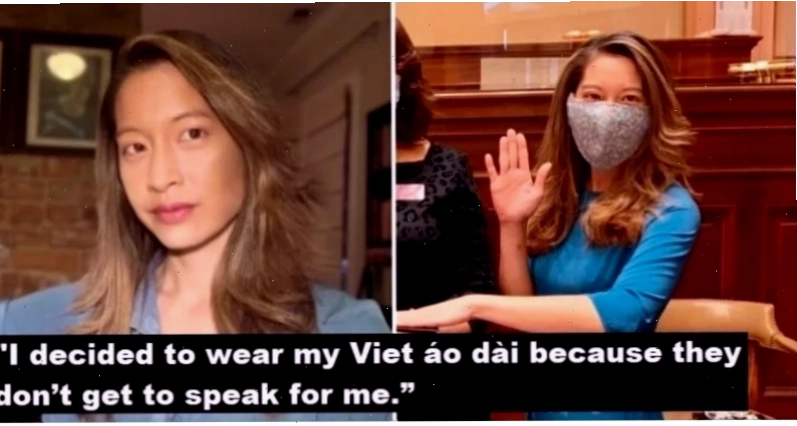 Sự hài hòa của tranh lụa áo dài meme