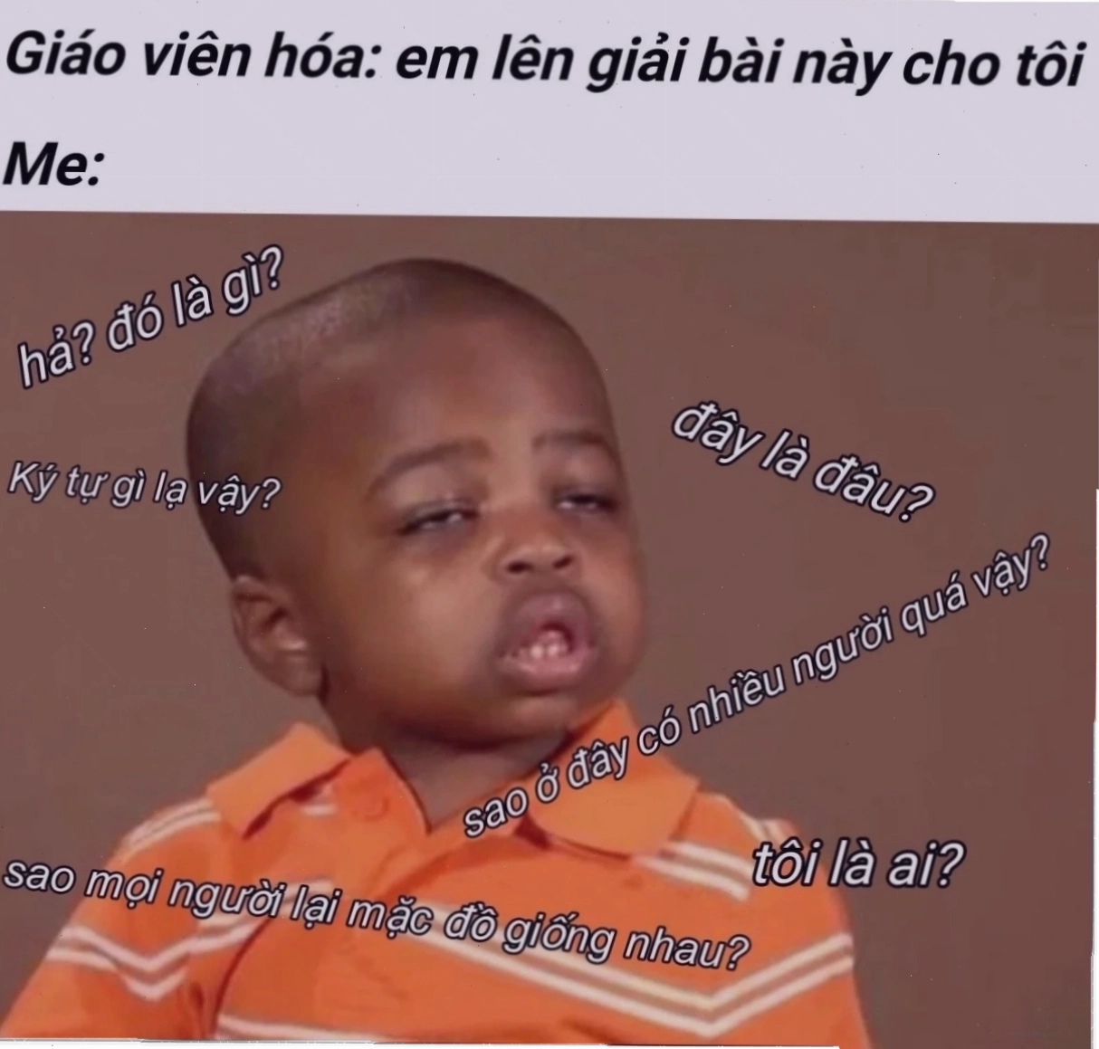 Sức hút của đây là đâu tôi là ai meme