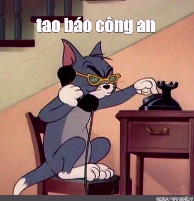 tao báo công an meme người que tới cứu