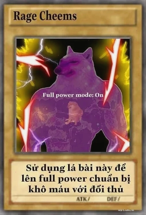 thần bài meme kinh điển