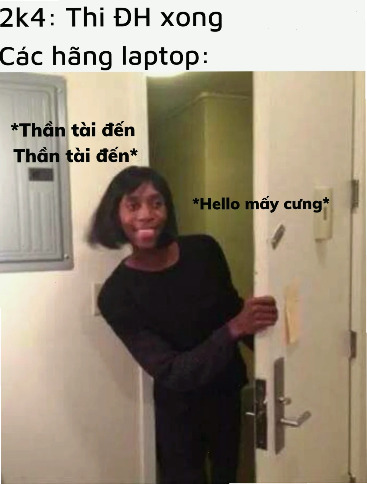 thần tài đến meme tết 2025