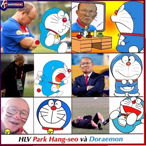 Thầy Park bắt tay park hang seo meme