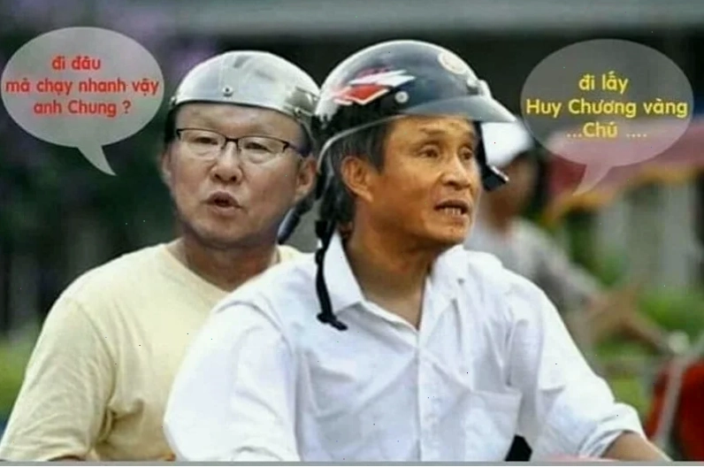 Thầy Park vui vẻ park hang seo meme