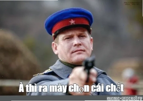 thì ra mày chọn cái chết meme lan tỏa
