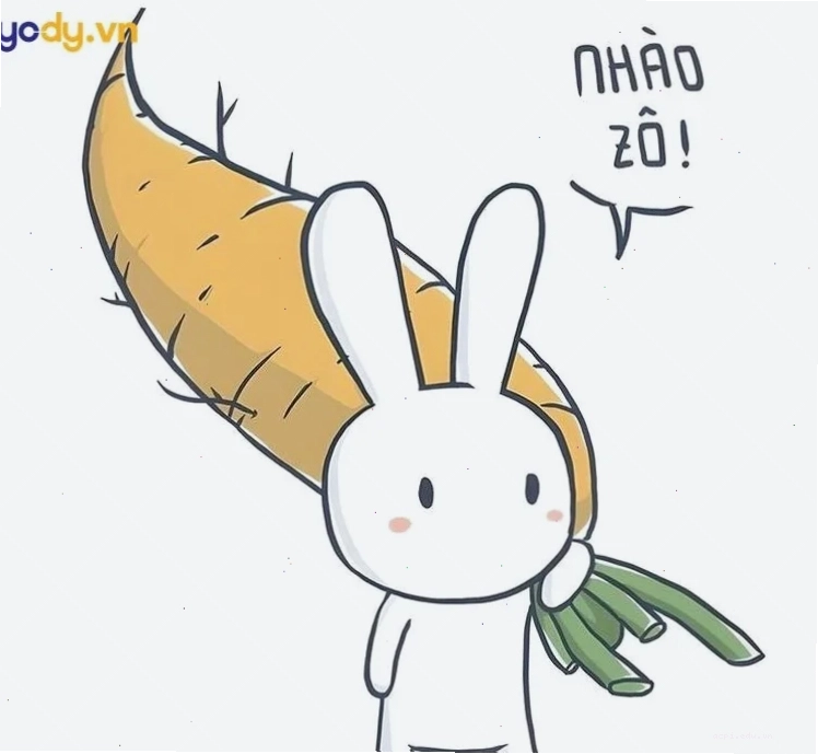 thỏ 7 màu meme