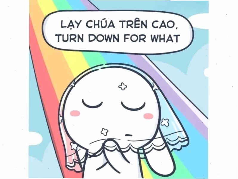 thỏ 7 màu meme