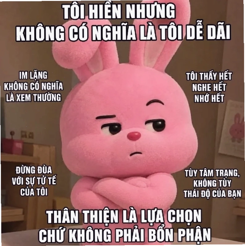 thỏ 7 màu meme