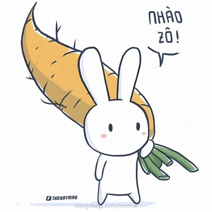 thỏ bảy màu cầm dao hổ báo