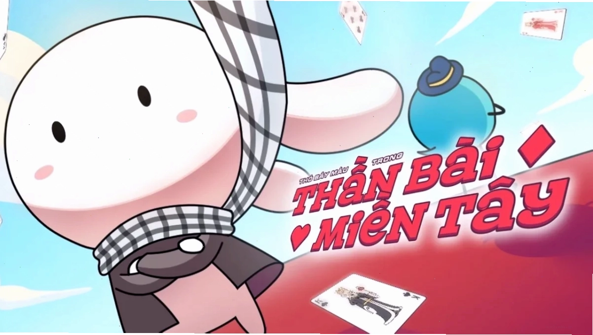 thỏ bảy màu mặt ngố