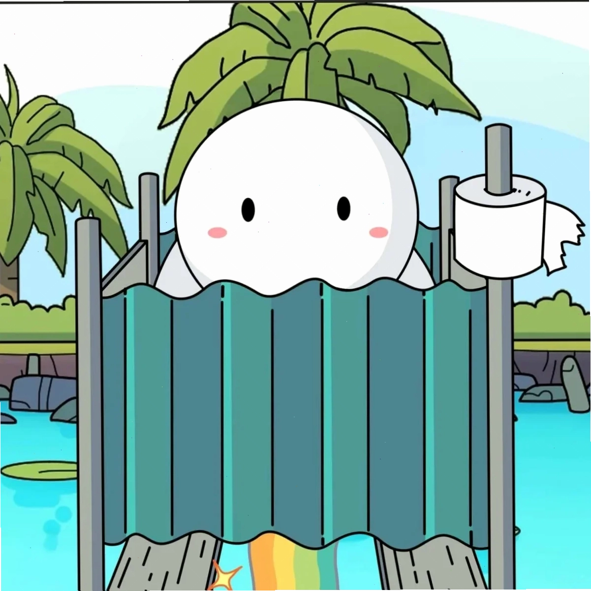 thỏ bảy màu troll