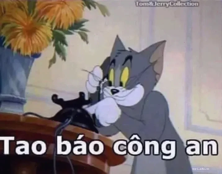 Tình huống cần đến đã báo công an meme