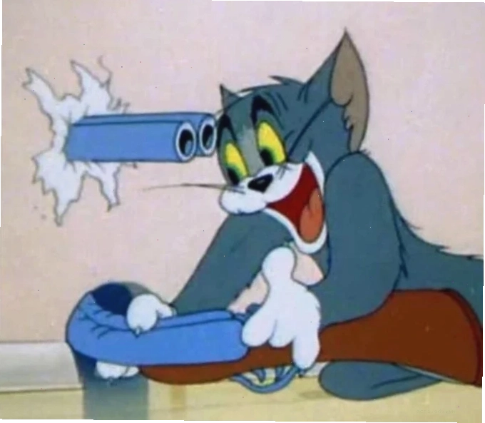 tom cat meme quỳ gối