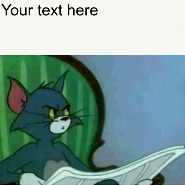 tom meme face suy tư
