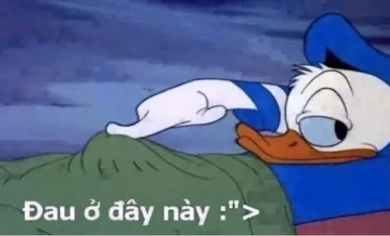 Tổng hợp meme đau ở đây này
