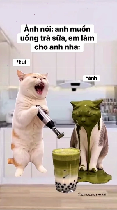 trà sữa meme combo