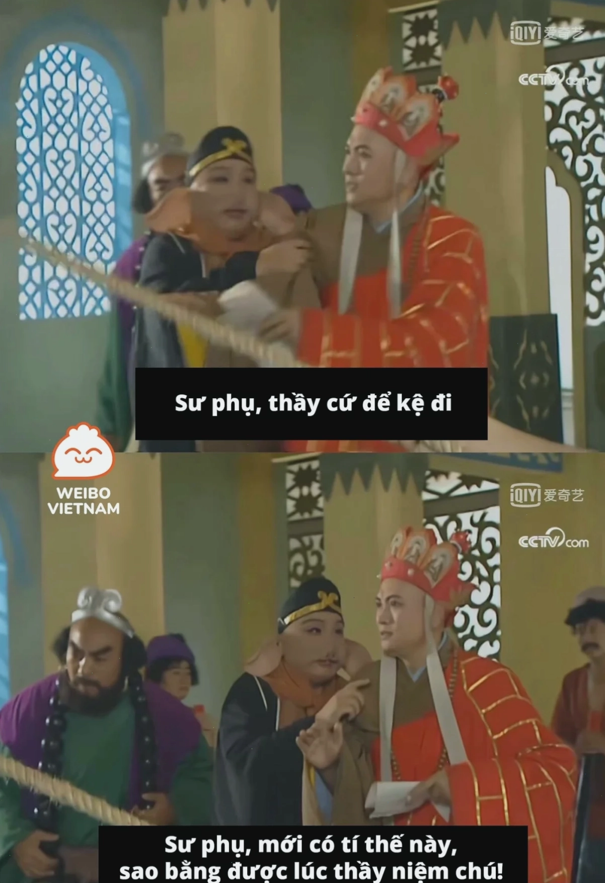 trư bát giới meme đứng hình