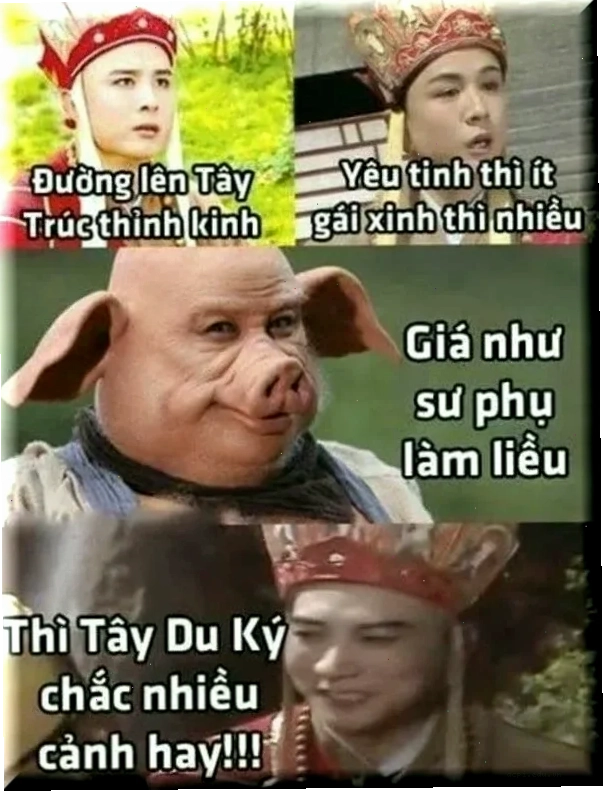 trư bát giới meme giận dữ