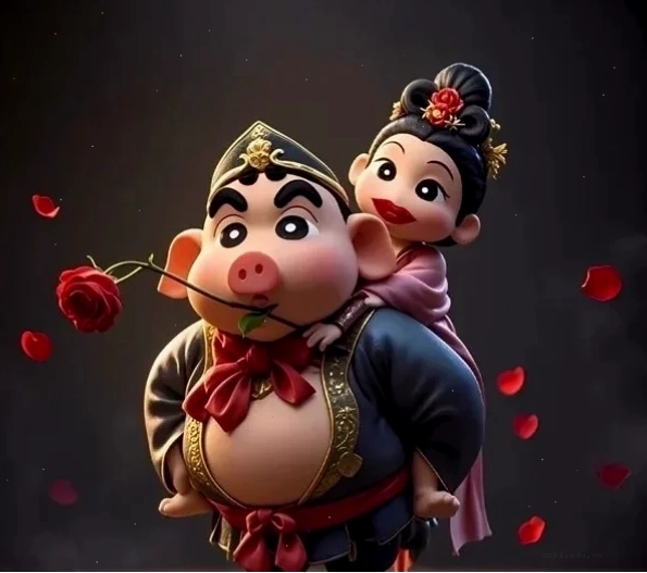 trư bát giới meme ngơ ngác