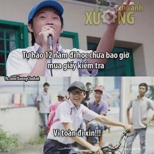 tự hào meme thành tích