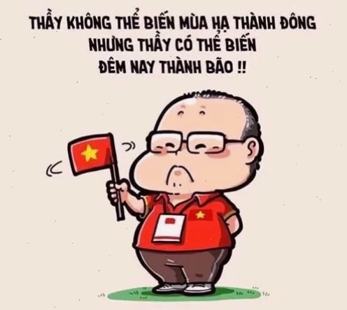Vẻ mặt nghiêm túc park hang seo meme
