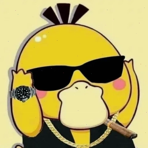 Vịt vàng meme cầm dao đầy đe dọa