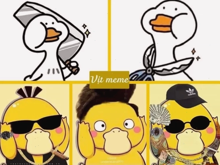 Vịt vàng meme trong tình huống bất ngờ