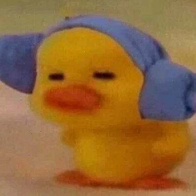 Vịt vàng meme vui vẻ