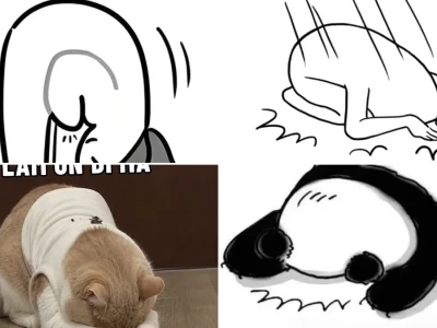 Bộ ảnh meme quỳ lạy thần thánh giúp cứu vãn mọi pha sai sót