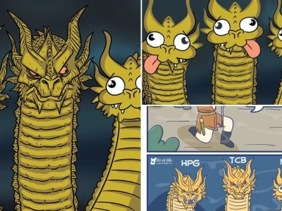 Cười nghiêng ngả với trào lưu meme rồng độc lạ nhất