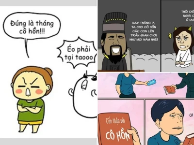 Cười nghiêng ngả với trào lưu meme tháng cô hồn cực hài