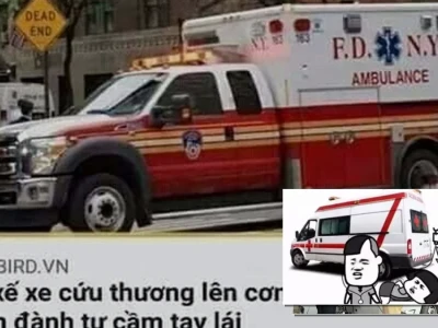Tổng hợp meme xe cứu thương lầy lội cực giải trí cho dân mạng