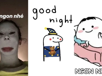 Tuyển tập meme chúc ngủ ngon lầy lội nhất năm 2025